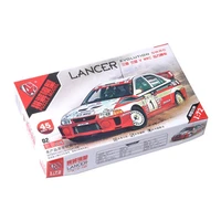4d assembled 172 classic wrc rally car model 4 simulation internal structure details assembled toy ornaments
