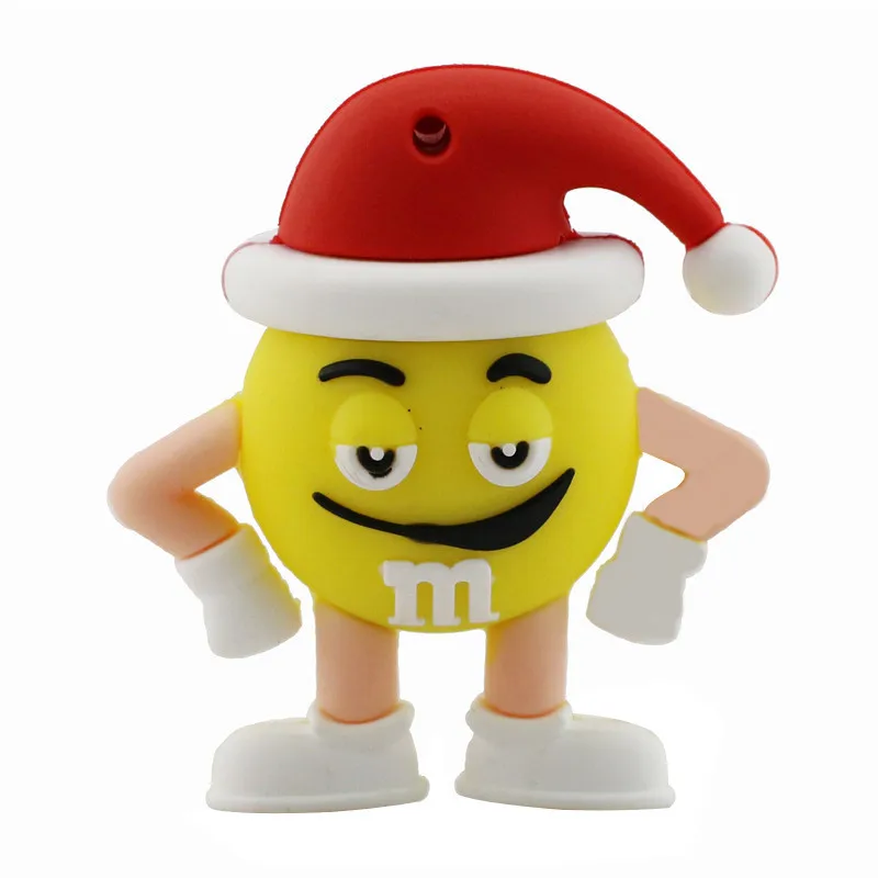 Вeчeринки yкрaшeнa шоколад M & Usb 2 0 флэш накопитель ГБ 4 8 16 32 64G 128G 256G карта памяти