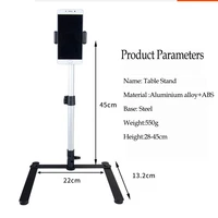 new mobile phone stand photography adjustable desktop stand set tripod top mini monopod mobile phone stand charging light