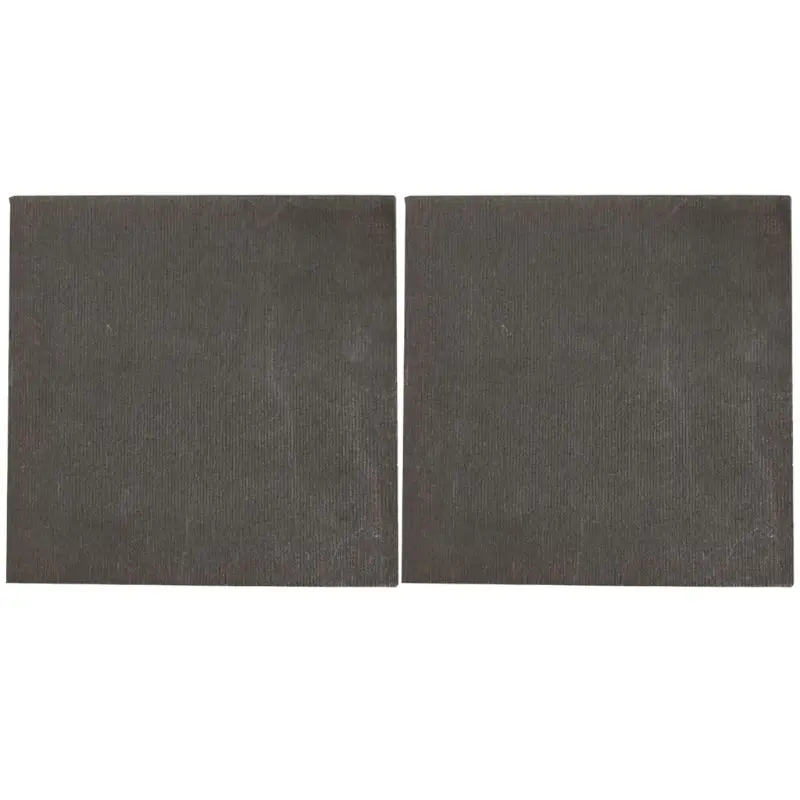 

2 шт. высокий чистый углерод графитовый лист 100 × 100 × 2 мм электрод плиты анода Панель пресс-формы "сделай сам" Применение QXNA
