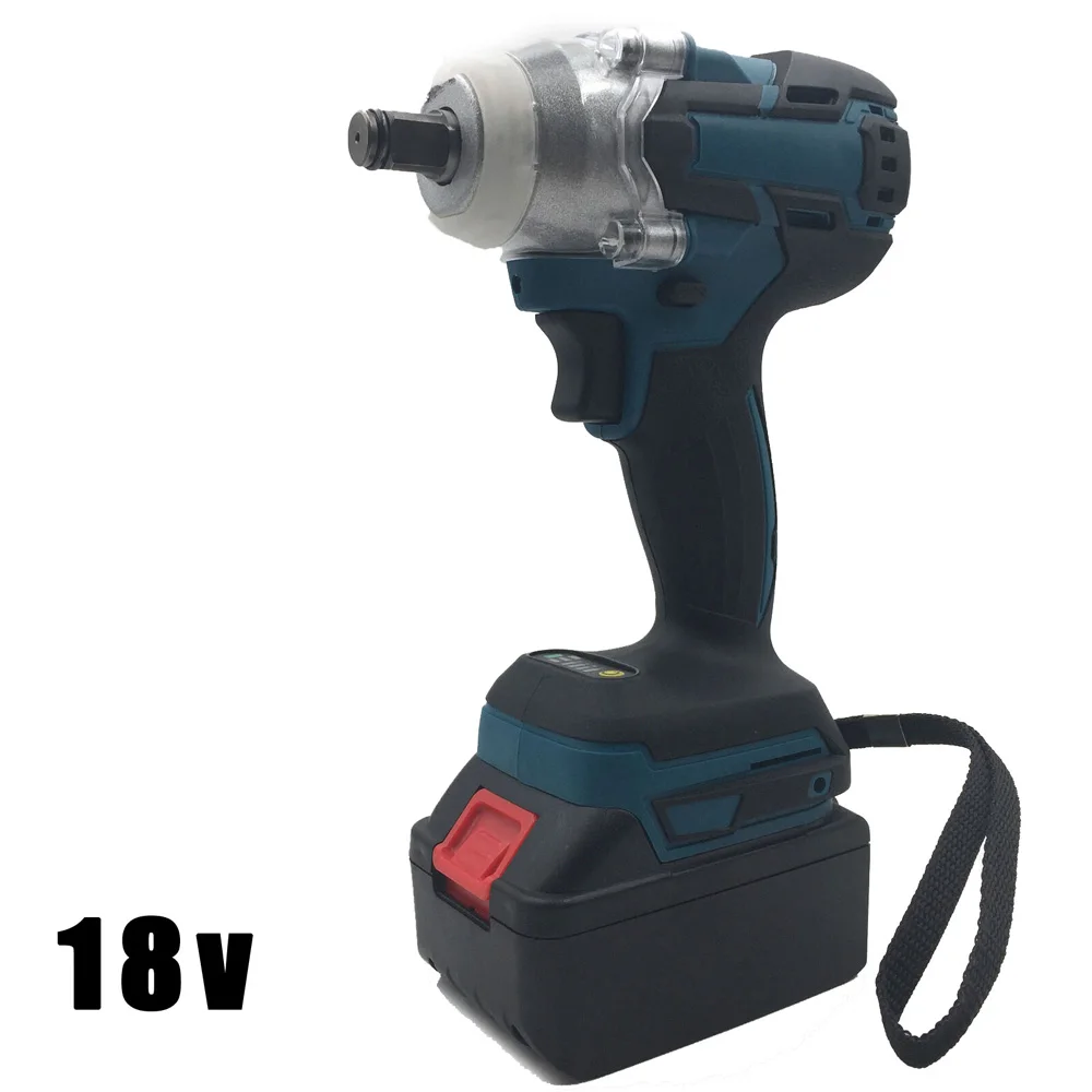 18V Аккумуляторный электрошуруповерт бесщеточная ударная драйвер крутящего