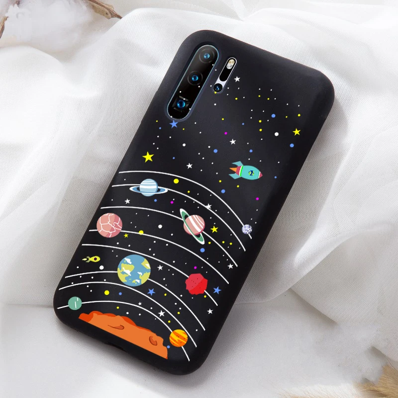 07 Чехол с рисунком улыбающейся собаки хаски для huawei P20 Lite P20 Pro Honor 10 чехол с изображением космоса планеты Звезды Мягкий чехол из ТПУ для huawei P30 Lite чехол - Цвет: 07
