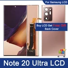 Оригинальный Amoled ЖК-дисплей для Samsung Galaxy Note 20 Ultra ЖК-дисплей N985 N986 сенсорный экран дигитайзер Note20 Ultra 5G N985F N986B