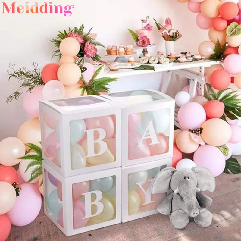 Воздушный шар прозрачная упаковка A-Z для первого дня рождения вечеринки | Дом и