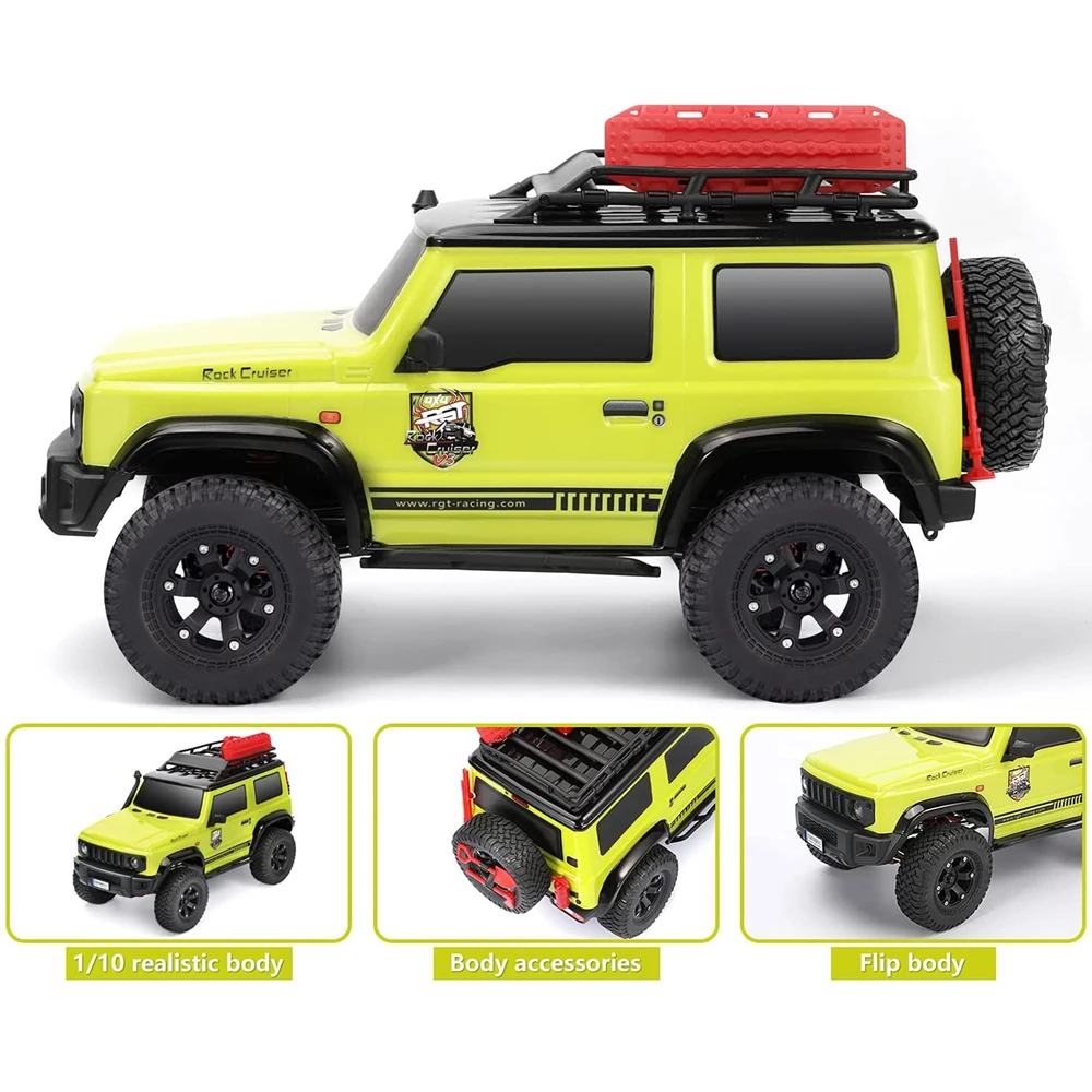 Радиоуправляемый гусеничный внедорожник RGT 1:10 4wd рок-Крузер RC-4 136100V3 4x4