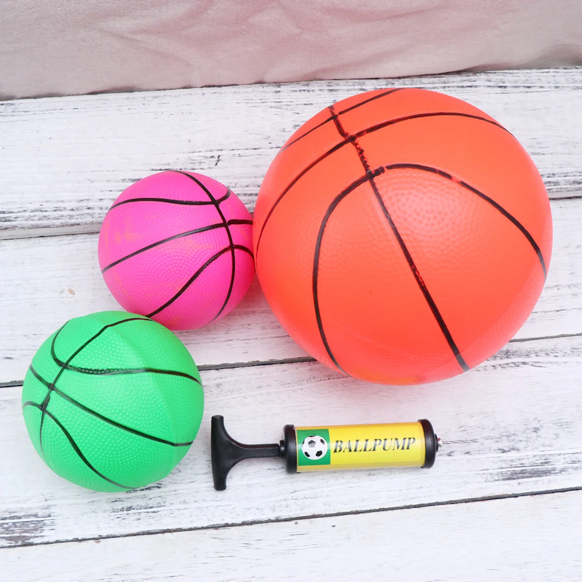 3 шт. надувной шар с воздушным насосом имитация баскетбола футбола игра в водяной