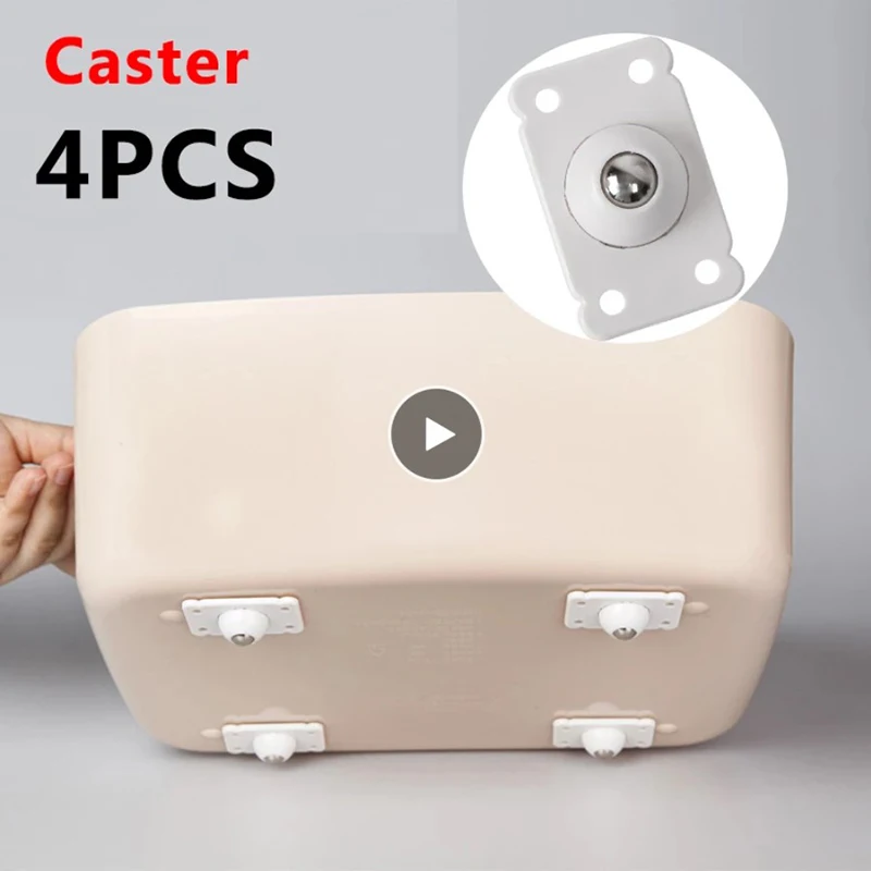 4 шт. самоклеящиеся мини-ролики с поворотом на 360 ° | Строительство и ремонт