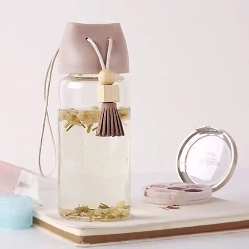 Стеклянная чашка с бахромой для женщин и студентов высокотемпературная чая