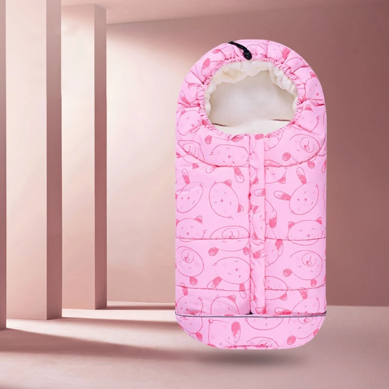 

Baby Infant Stroller Footmuff Pram Winter Warm Sleeping Bag Swaddle Wrap Blanket X5XE