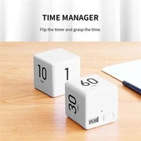 kitchen timers electronic cubic timer countdown cube mini time management stopwatch kitchen tools cocina square alarm clock