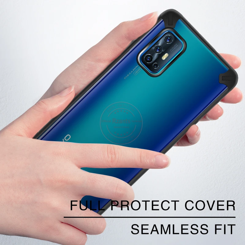 

Rzants For VIVO V17 VIVO V17 Pro Matte Case Starshine Through black Silica Gel Matte ShockProof Slim Thin Cover Phone Casing