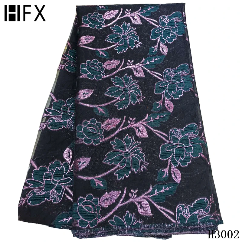 HFX нигерийская кружевная ткань 2020 Высокое качество Африканский французский Тюль