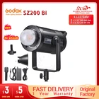 Новейший двухцветный светодиодный светильник Godox SZ200Bi SZ200 для видеосъемки (2500-6500K, 150 Вт) для youtube, прямой трансляции, фотостудии PK Aputure
