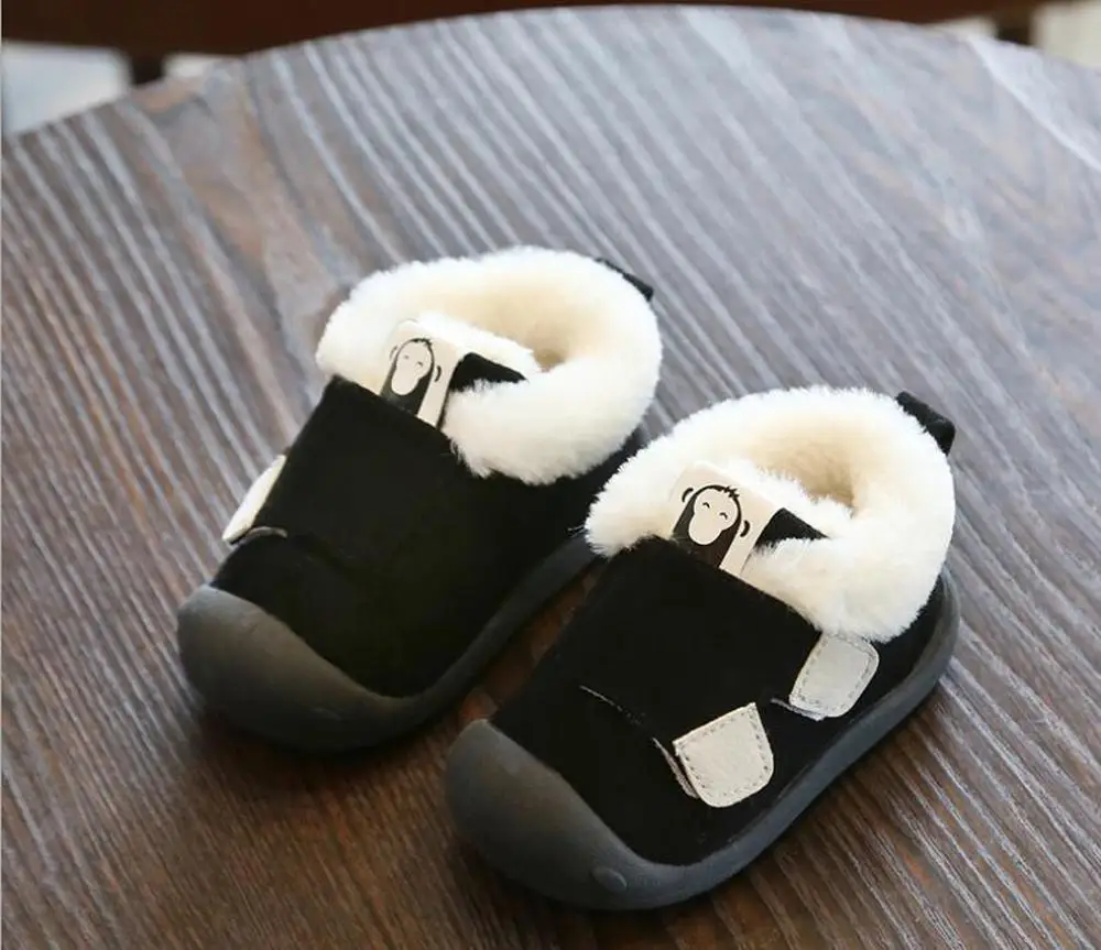 

Infant Toddler Boots Winter Baby Girls Boys Snow Boots Warm Plush Outdoor Soft Bottom Non-Slip Children Boots Kids Shoes