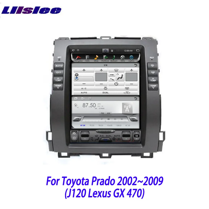 Liislee 2 din Android для Toyota Land Cruiser Prado Lexus GX470 2002 ~ 2009 Автомобильный мультимедийный плеер GPS