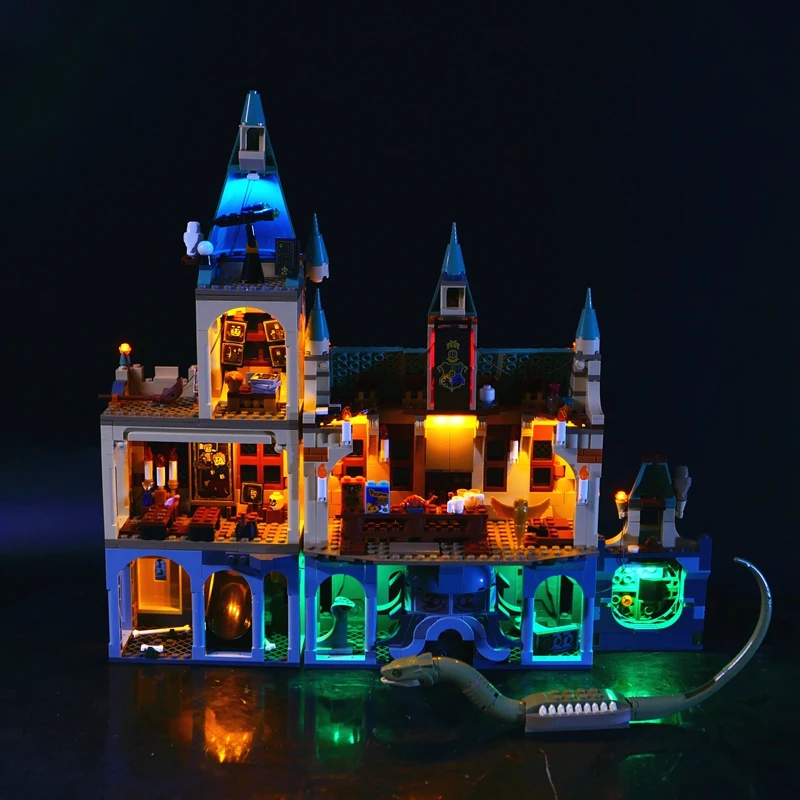 

Only led lights kits for 76389 Chamber of Secrets (NOT Include The Model)