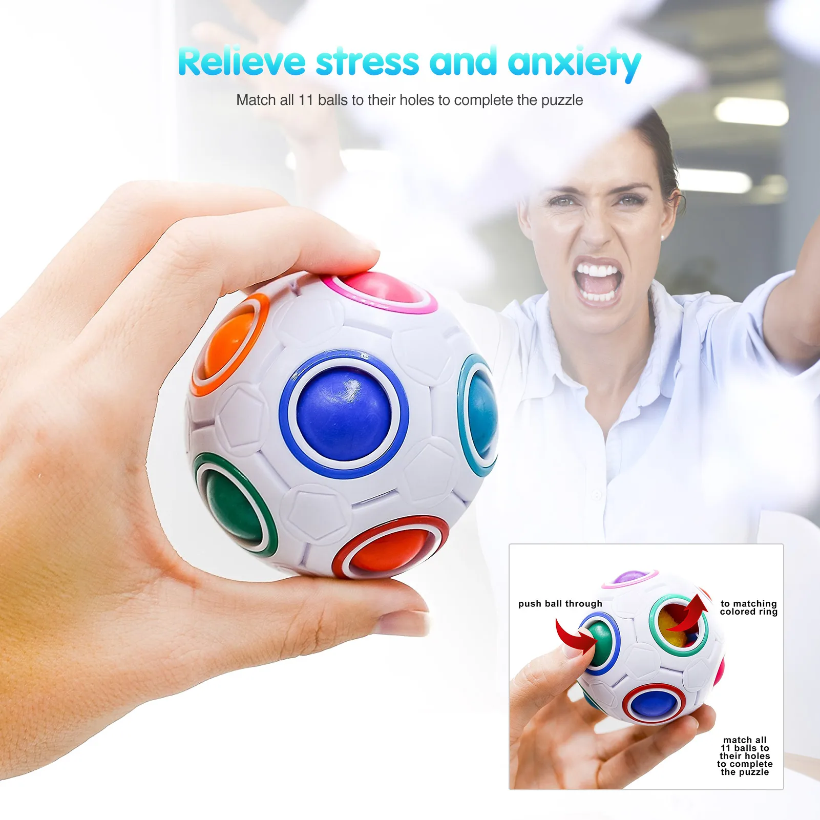 

Fidget Toys Children's Decompression Sensory Educational Squeeze Bubble Cartoon Fun Board Game Fidget Toys Set