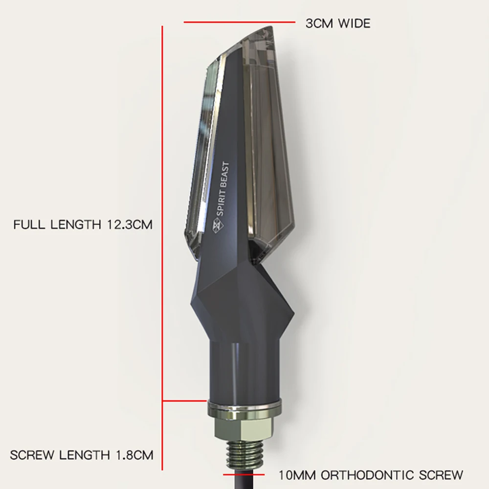 Светодиодный индикатор указателя поворота для мотоцикла Spirit Beast фонарики DRL KAWASAKI