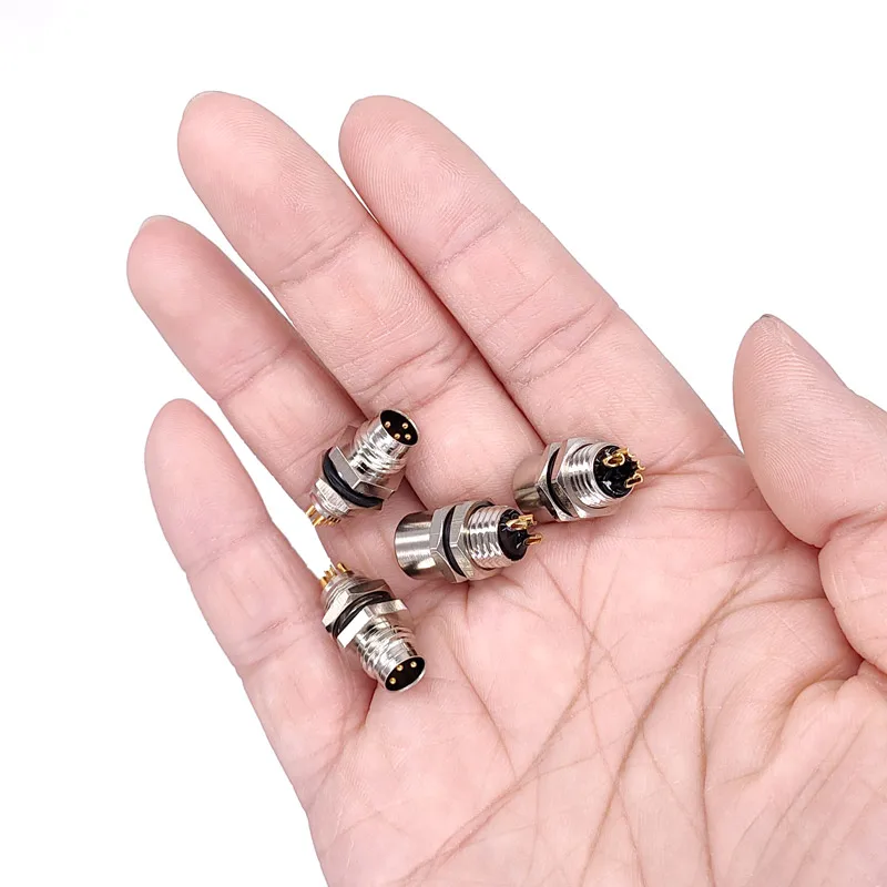 Разъем датчика фланцевое гнездо панель M8 заднее крепление резьбовое соединение