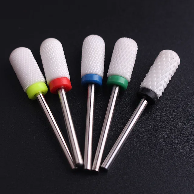 

1PC Type Ceramic Nail Drill Bits Manicure Machine Accessories Rotary Electric Nail Files Manicure Cutter Nail Art Tools
