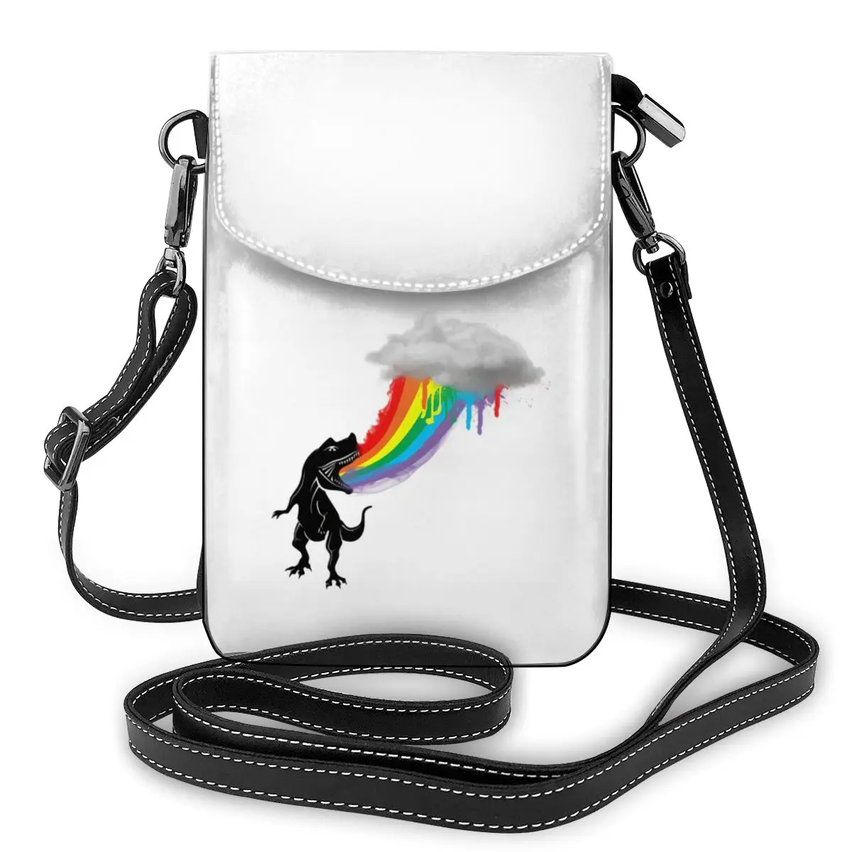 

Dinosaur Shoulder Bag Woman Gifts Women Bags Aesthetic Leather Outdoor Purse