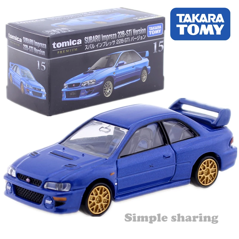 Лимитированная металлическая коллекция Tomica Subaru серии BRZ WRX STI 4 Forester Revogu Type S Impreza 22B