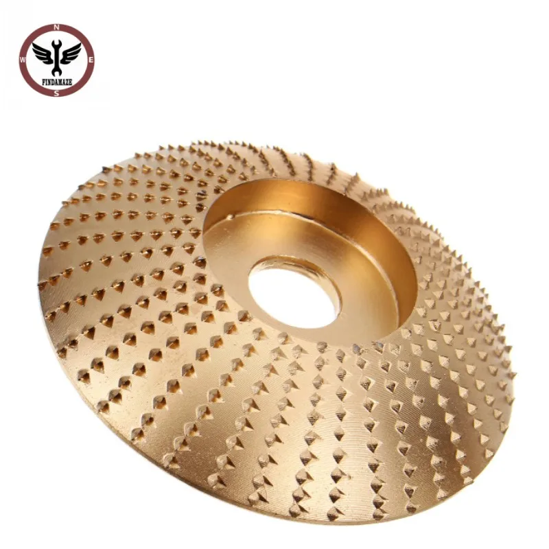 FINDAMAZE 85x16 мм Золотой резной диск для дерева шлифовальный круг роторный инструмент