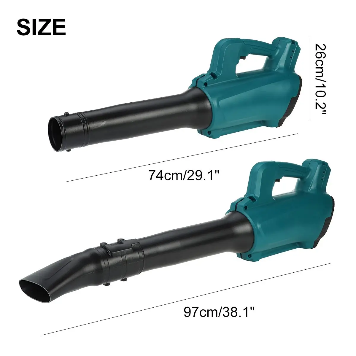 

5 Speed Cordless Electric Air Blower & Suction Handheld Leaf Computer Dust Collector Cleaner Power Tool For Makita 18V Battery