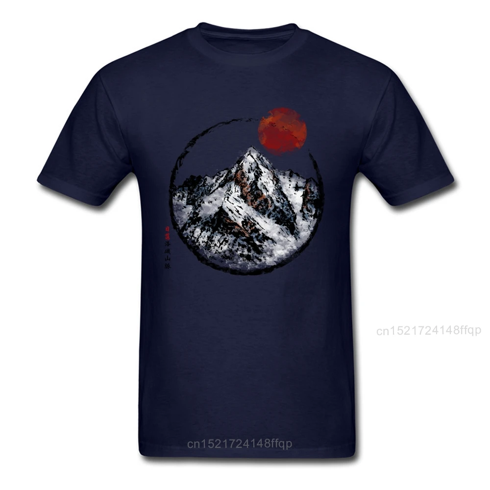 Футболка мужская с изображением заката Рокки хлопковая тенниска в азиатском