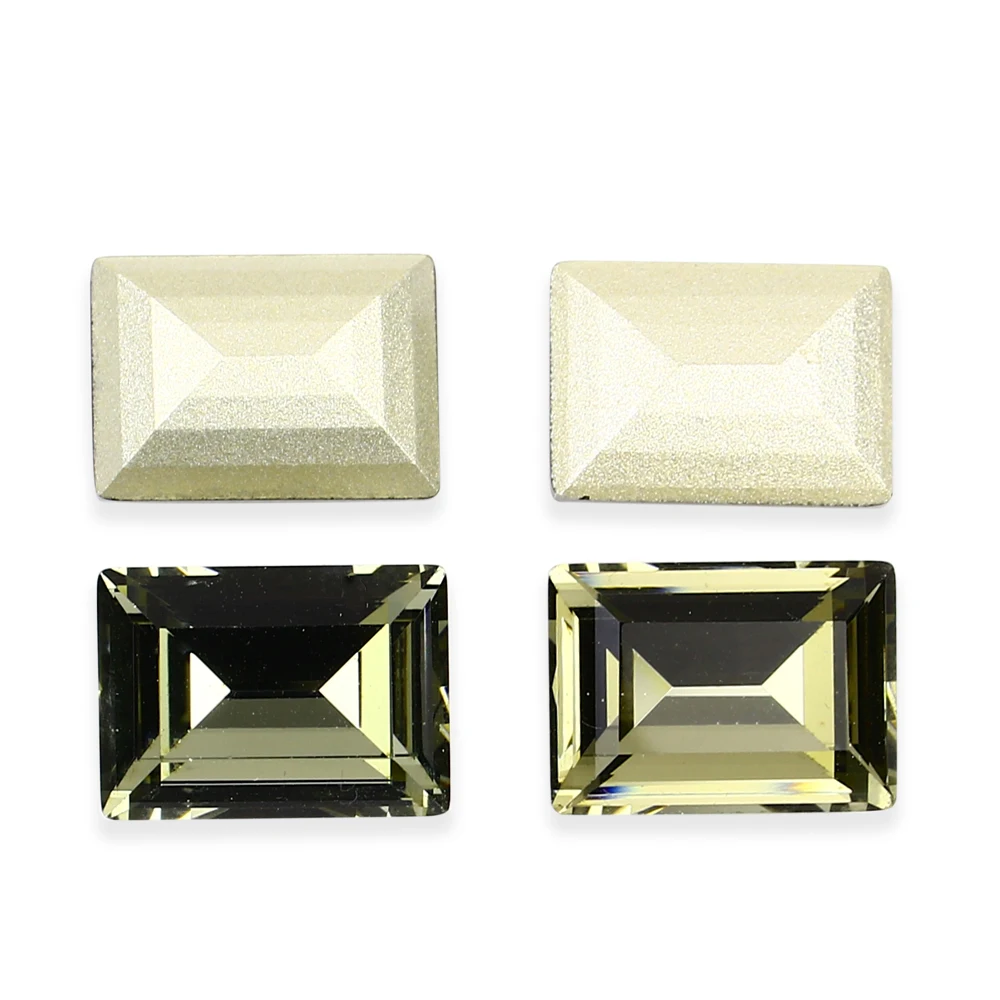 Прямоугольные Стразы с украшением в виде кристаллов стеклянные камни стразы