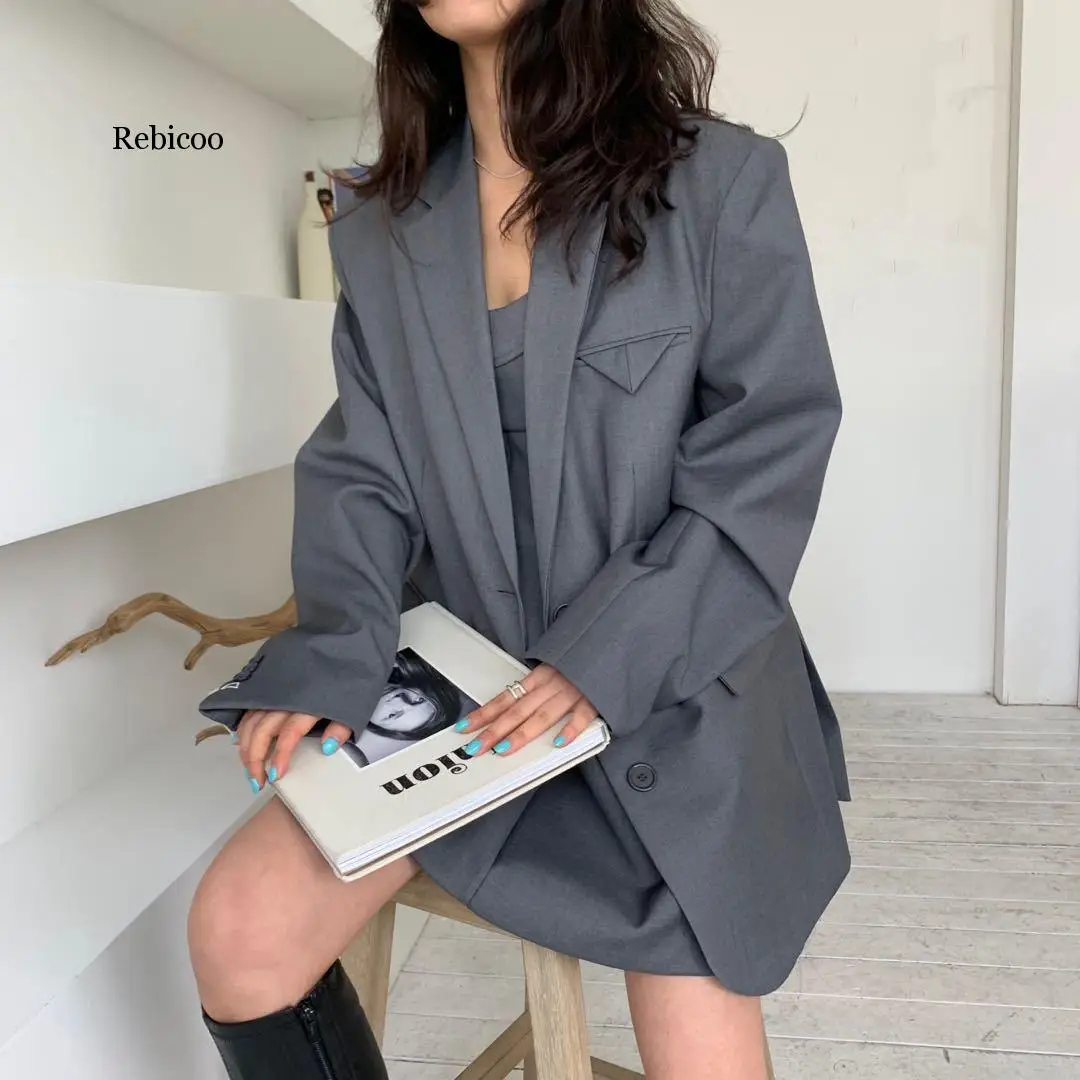 

Women Coat Spring 2020 New Women's Loose Casual Suit Blazer
