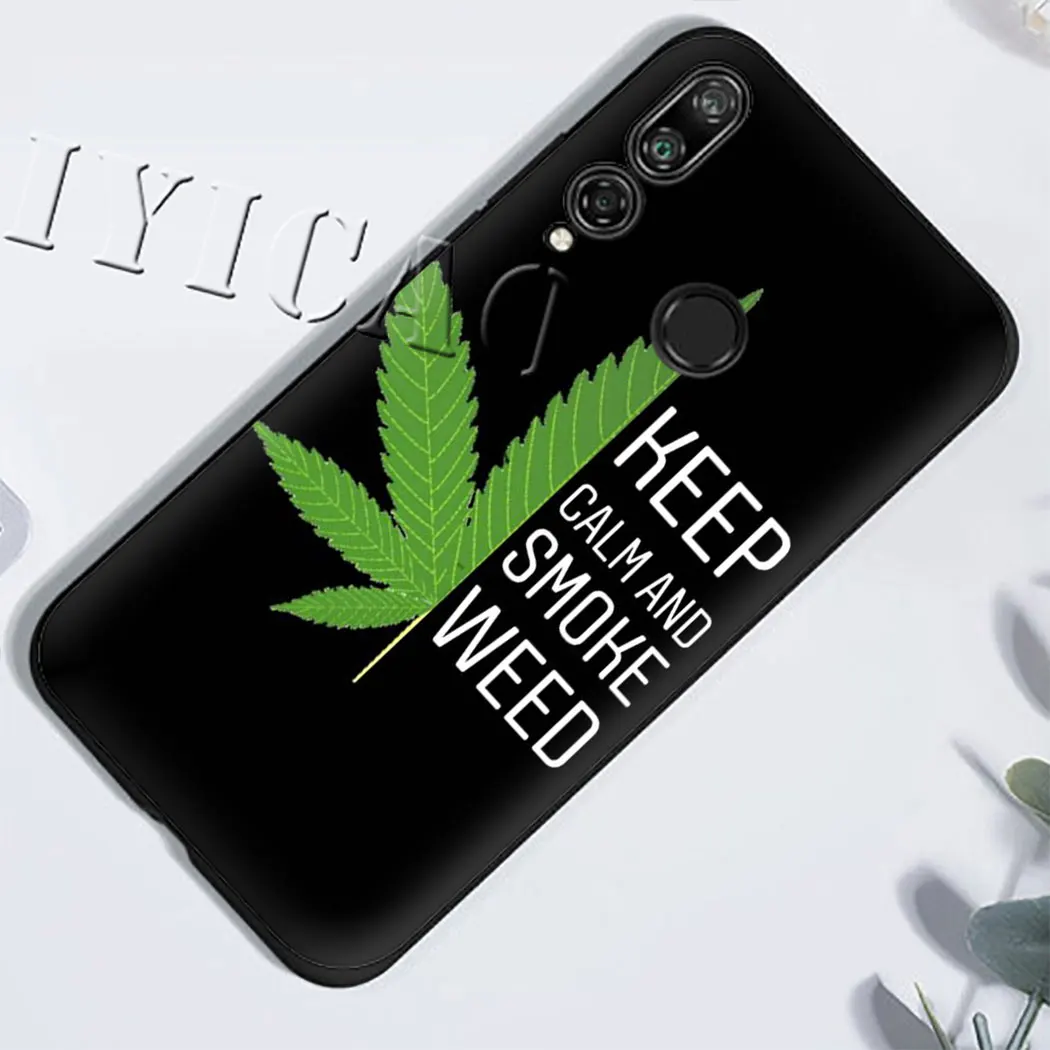 Art Smoke Weed черный мягкий чехол для телефона huawei P30 P20 P10 P9 P8 Lite Pro P Smart Z Plus 2019 |