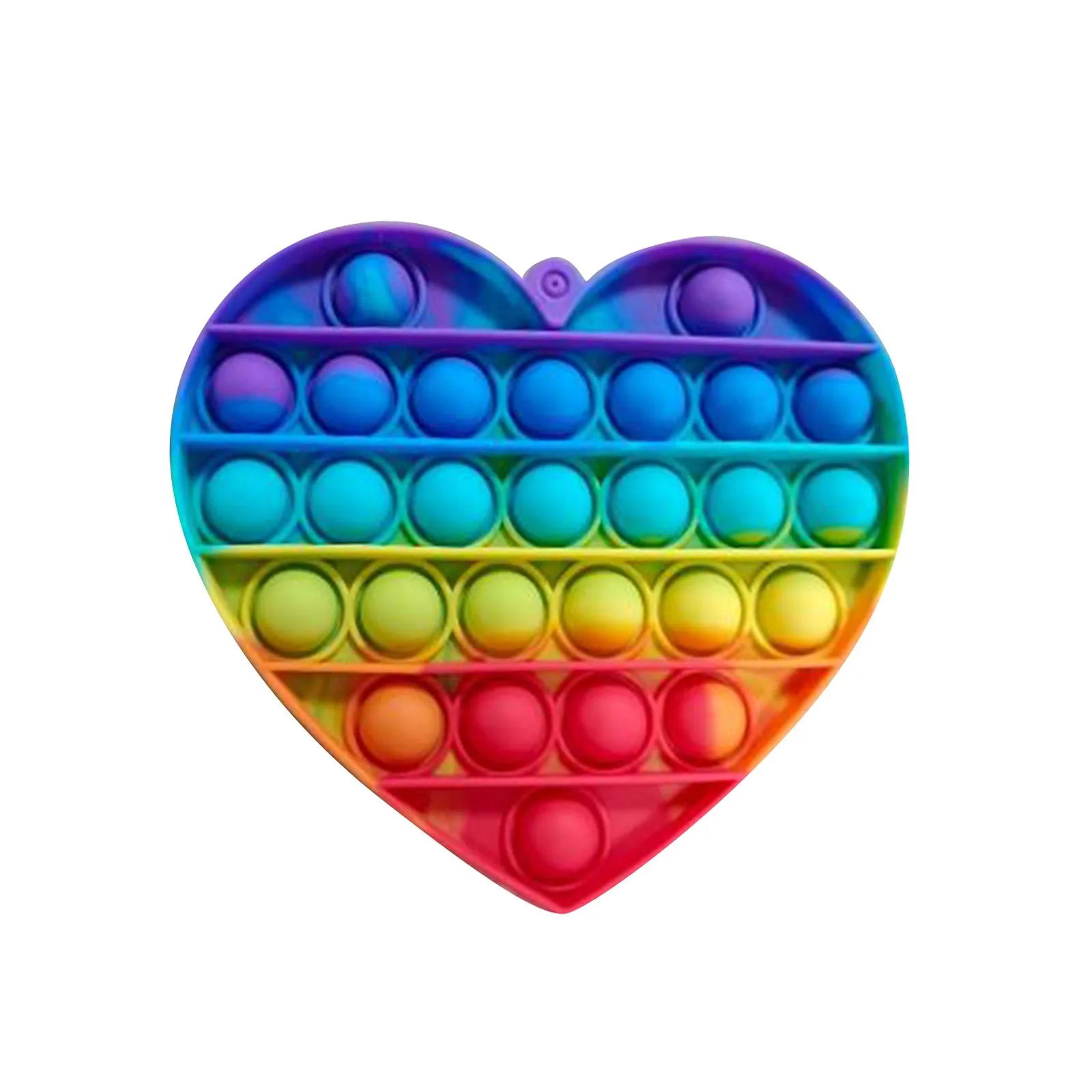 Непоседа игрушки пуш ап поп пузырь силиконовые круглой формы в форме сердца