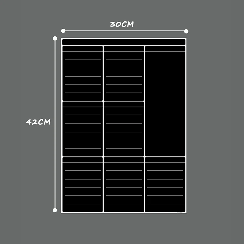 

A3 netic Dry Erase Whiteboard Sheet Kitchen Fridge Weekly White Board Calendar Useful Menu Planning Grocery Shopping List