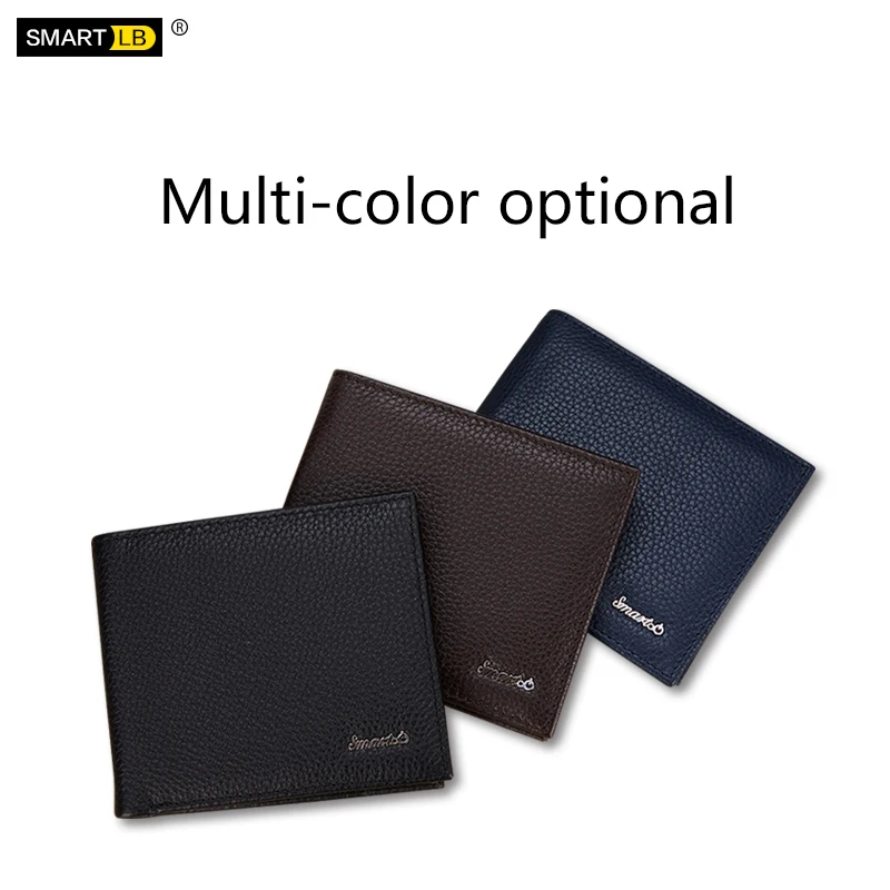 

Men Genuine Leather Anti Lost Intelligent Bluetooth Smart GPS Wallet Purse Male Card Holders Card Case Suit