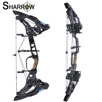 1set 21 5 60lbs archery compound bow steel ball dual purpose cnc processing shooting speed 330460fps stable hunting accessories
