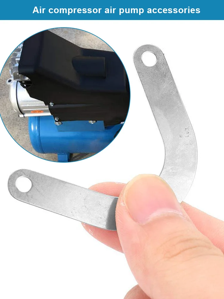 

5PCS U Shape Valve Plate 59mm Wide Metal Air Compressor Head Replacement Accessories U Shape Valve Plate Metal Valve Plate