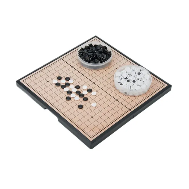 

Children leisure parent-child interactive international Go board game folding portable puzzle Go gamee