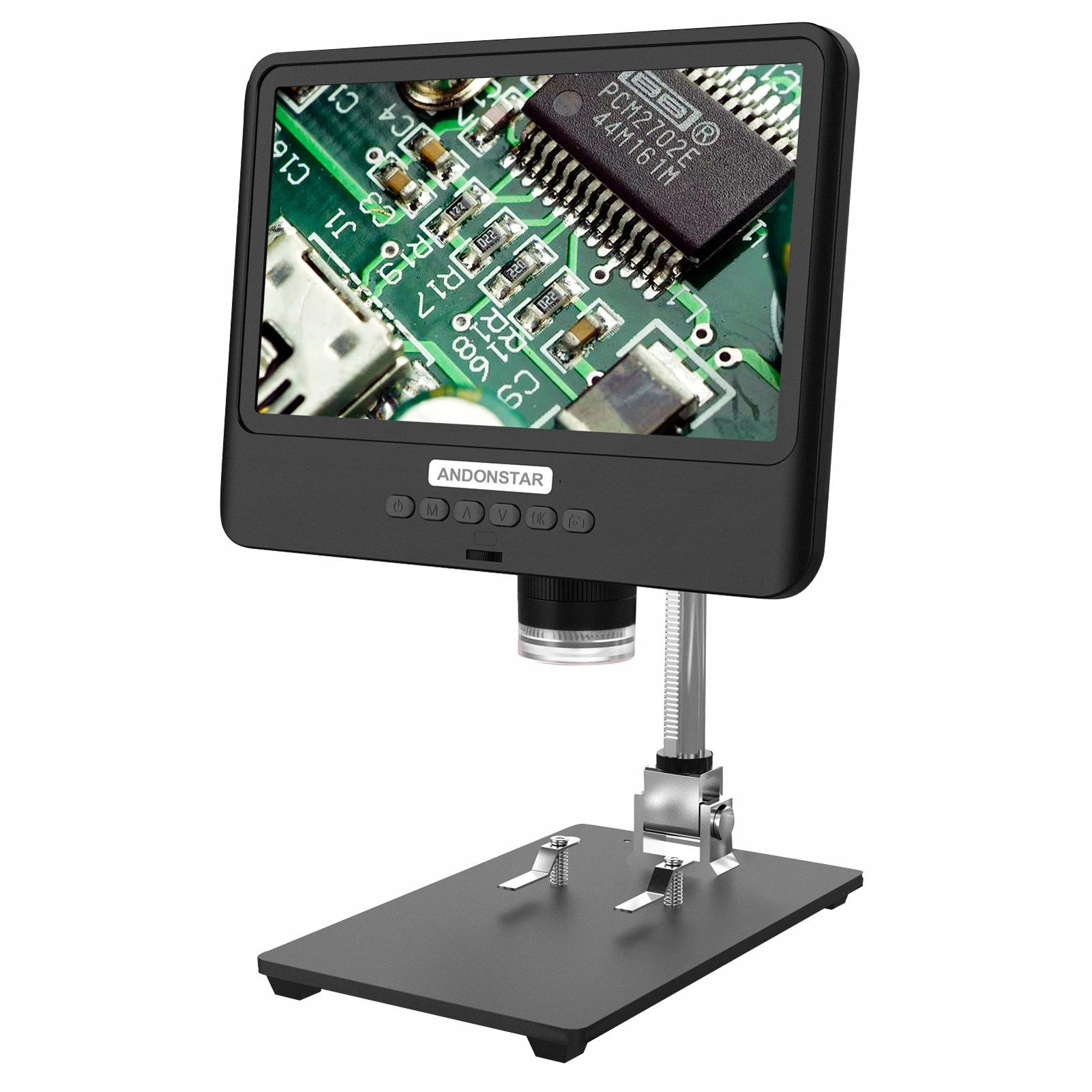 

Andonstar AD208/AD208S 8.5 Inch LCD Screen 5X-1200X Digital Microscope 1280*800 Adjustable 1080P Ranges Welding Tool Microscope