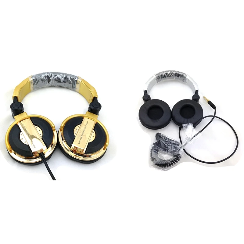 

DJ Headphones Noise Isolating Ecouteur Professional Monitoring Casque Audio Wired Subwoofer Sports Headset
