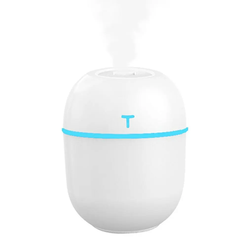 

220mL Mist Humidifier Diffuser LED Colorful Quiet Car Humidifier Essential Oil Diffuser USB Powered Home Humidifier
