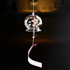 1 шт. ветряные колокольчики, креативное уникальное окрашенное стекло ручной работы, ветряные колокольчики, идеальное новое украшение для двери, подвесное украшение для дома, подарок #20