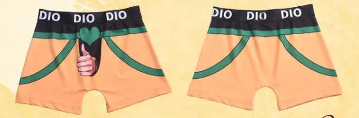 Women JoJo Необычные Приключения DIO BRANDO аксессуары для косплея для женщин и мужчин секс забавные штаны шорты ролевые игры подростковые хлопковые трусики Knicker - Цвет: Women