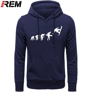 Эволюция Сноуборд мужской бутик Новые Топы из чистого хлопка с длинным рукавом хип-хоп Модные мужские брендовые толстовки, свитшоты