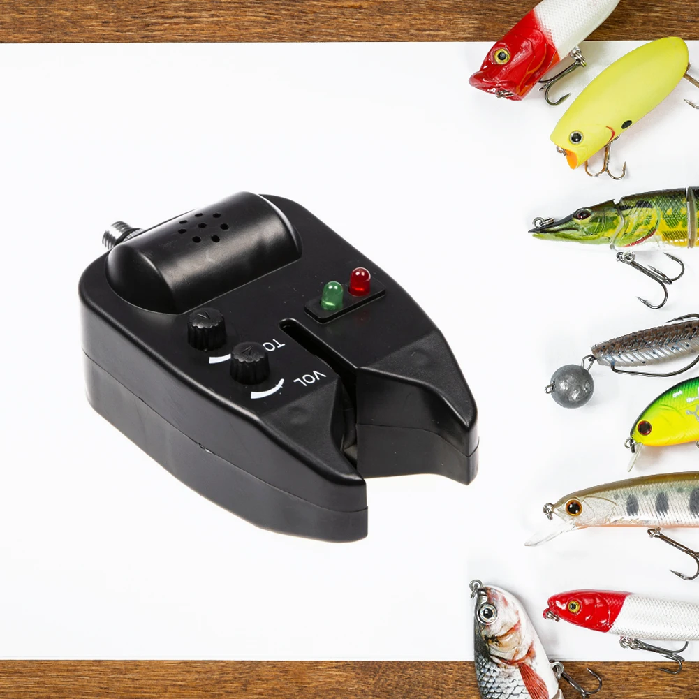 

Fish Rod Alert LED Tone Volume Sensitivity Sound Fishing Alarm Water Resistant Compression Resistance Outdoor Fishing