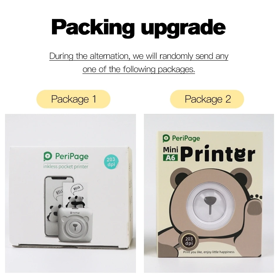 PeriPage 58mm Mini Portable Bluetooth Wireless Photo Printer Pocket Thermal Printing USB Connection POS | Компьютеры и офис