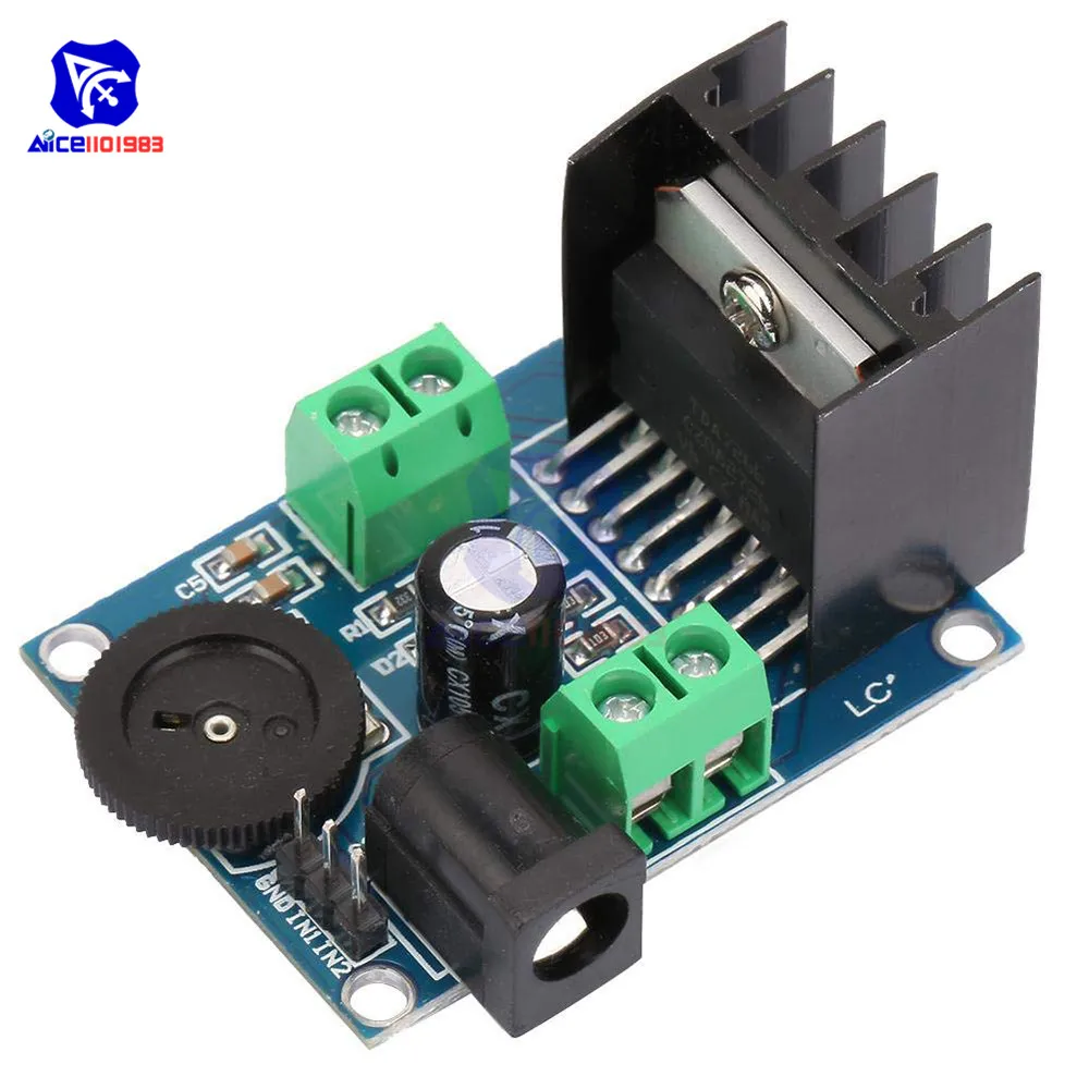 Модуль аудио стереоусилителя diymore TDA7266 Плата Hi-Fi двухканальный модуль усилителя