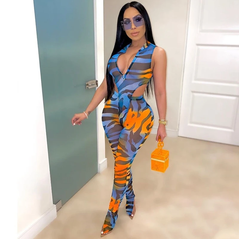 Сексуальный летний женский комплект одежда сетчатый из двух предметов топ и