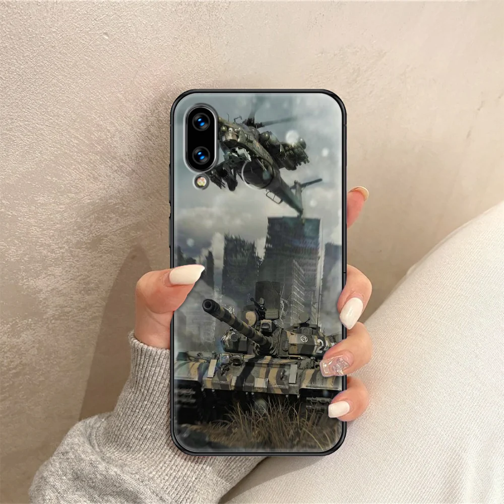 Чехол World Of Tank для телефона Huawei Honor 6A 7A 7C 8A 8X 8 9 9X 10 10i 20 Lite Pro Черный Модный премиум
