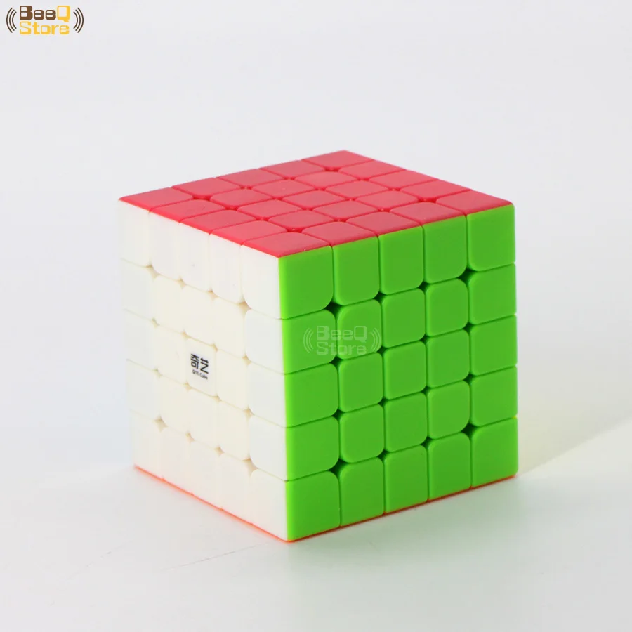 Кубик Рубика Qiyi QizhengS 5x5 5x5x5 5 уровней 61 мм пазл профессиональный черный без наклеек